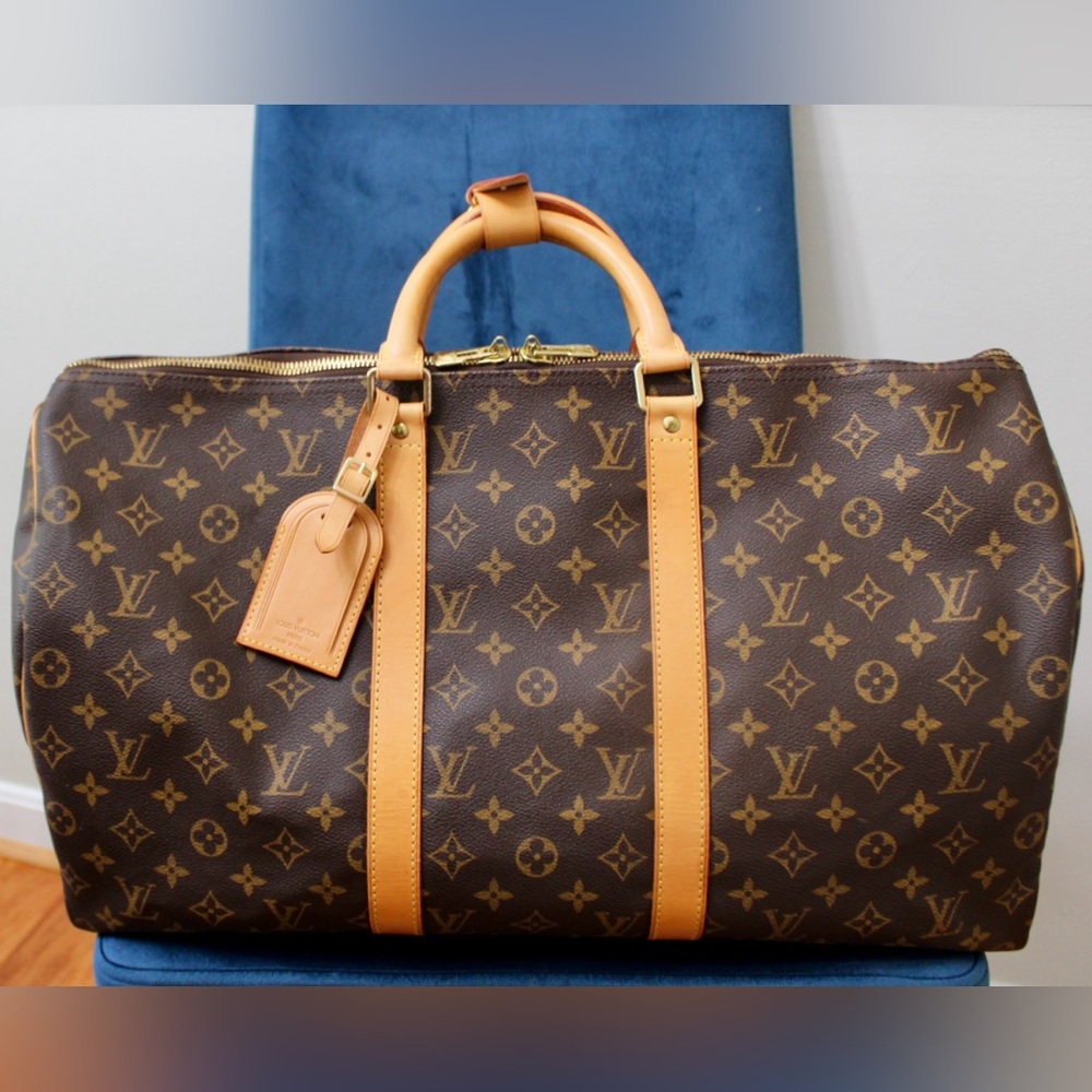 🥰 LUX ICON🥰 The Stunningly Vintage Louis Vuitton Keepall 50 Monogram